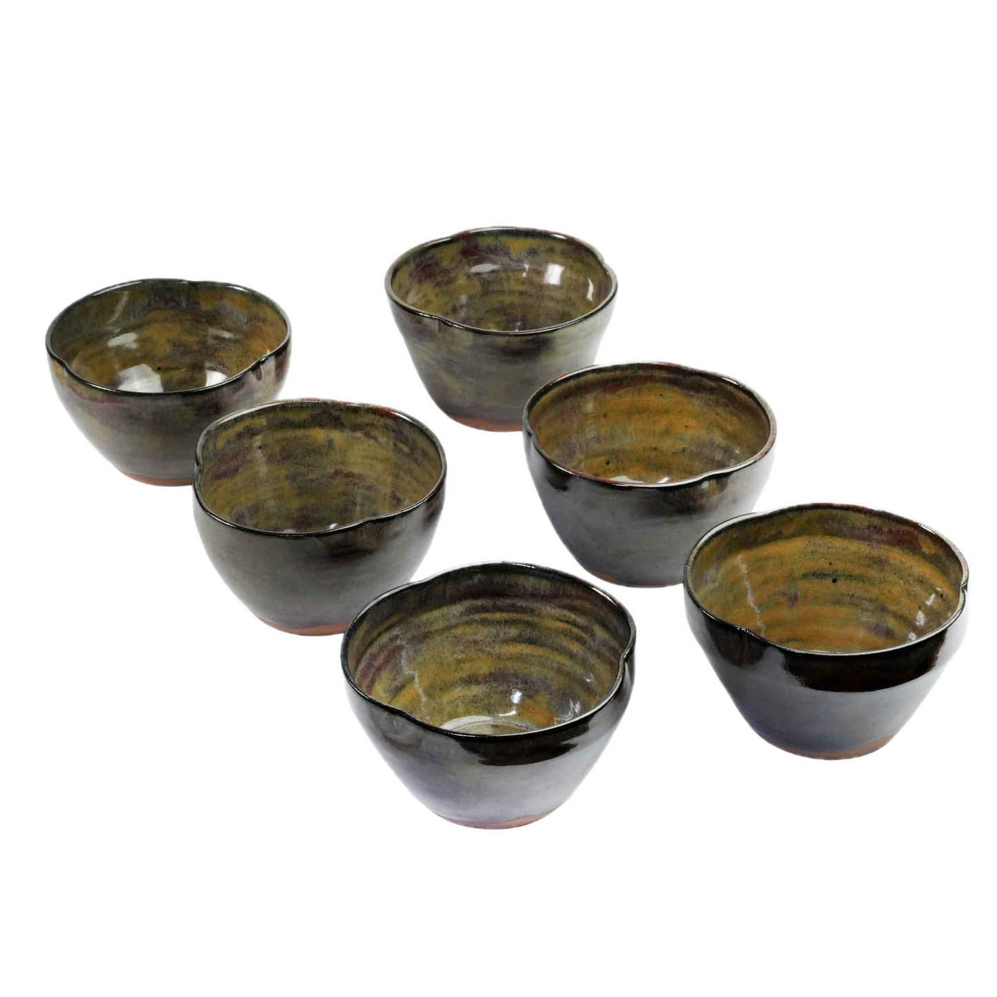 Iridescent Bowl — Deep Ceramic Serving Bowl
