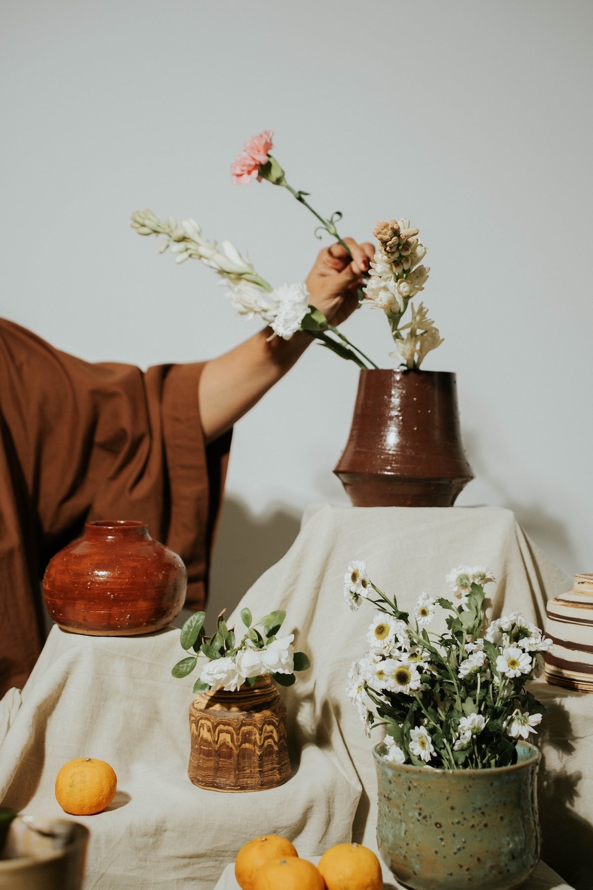 Brownie — Textured Stoneware Vase