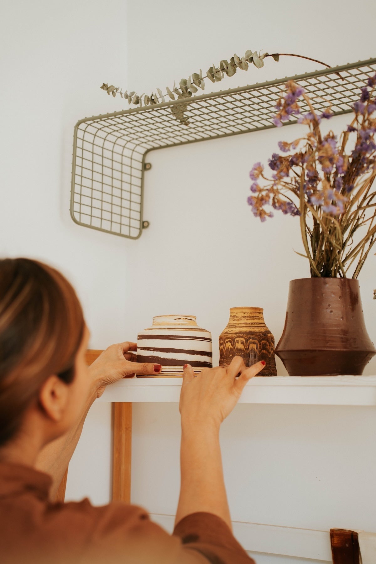 Brownie — Textured Stoneware Vase