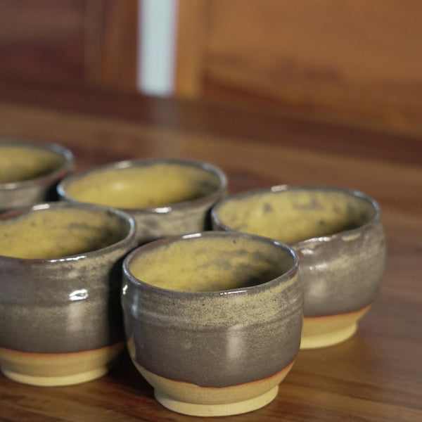 Dessert Cups — Stoneware Cups, handmade ceramic by Mocha Cat Pottery, Bangalore