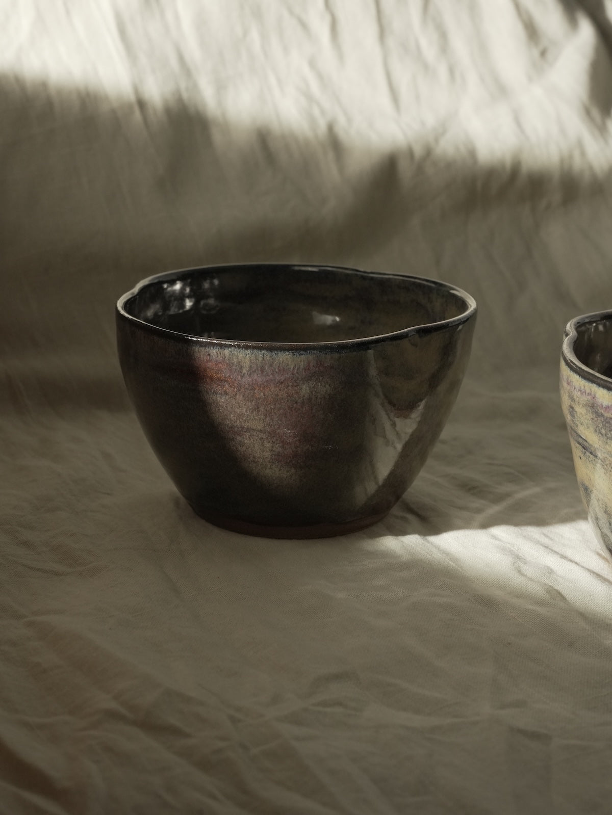 Iridescent Bowl — Glazed Serving Bowl