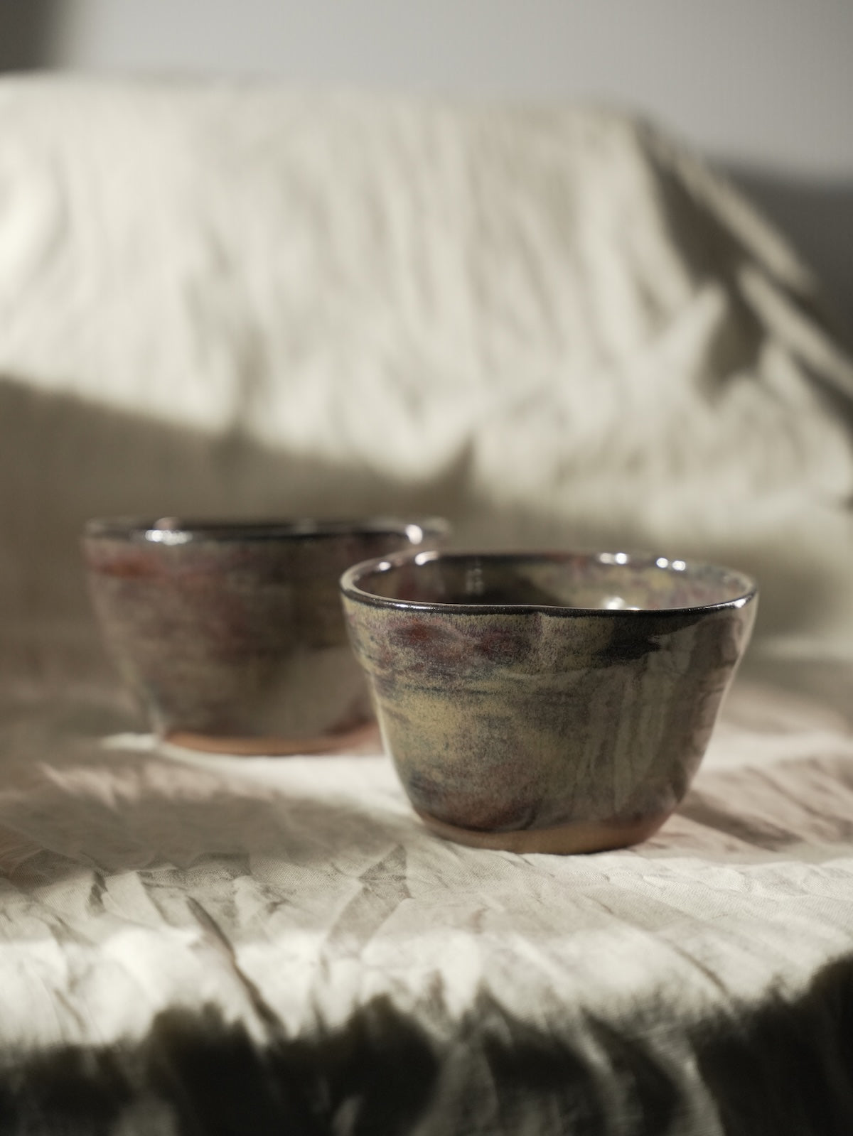 Iridescent Bowl — Glazed Serving Bowl
