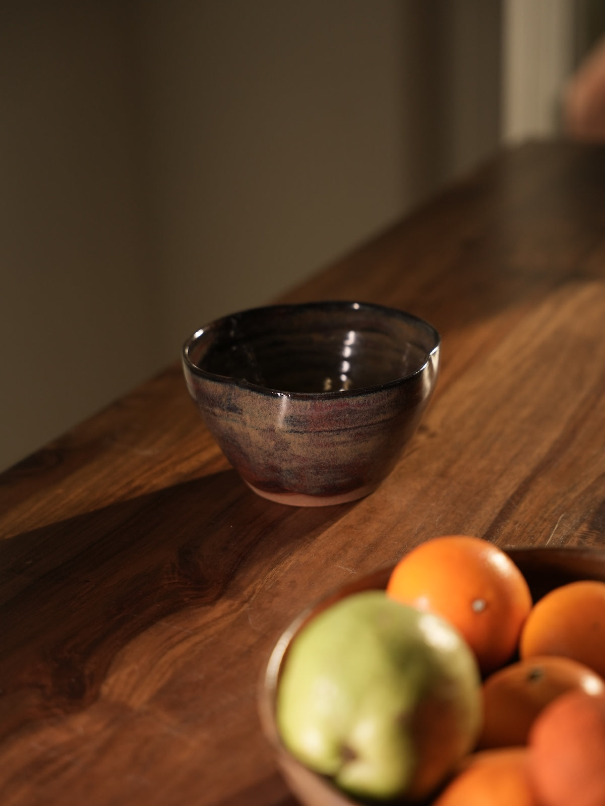 Iridescent Bowl — Glazed Serving Bowl