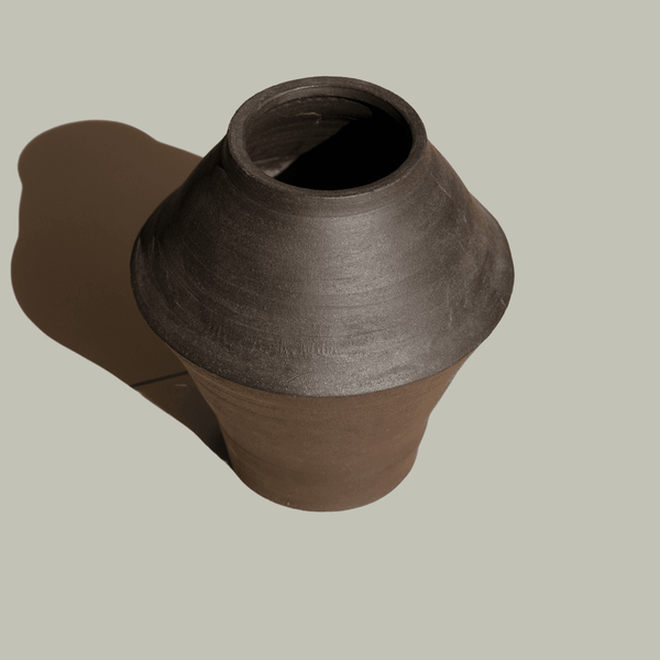 Karpa — Sculptural Vase, handmade ceramic by Mocha Cat Pottery, Bangalore
