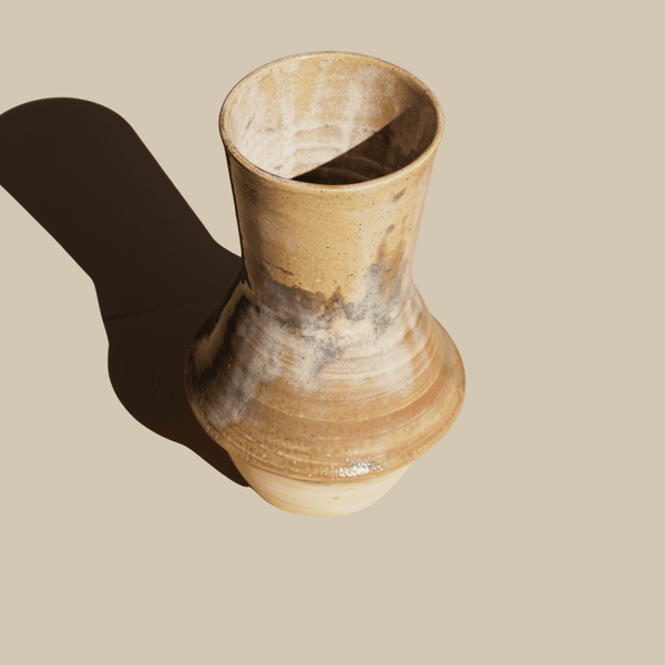 Tall Man — Statement Floor Vase, handmade ceramic by Mocha Cat Pottery, Bangalore
