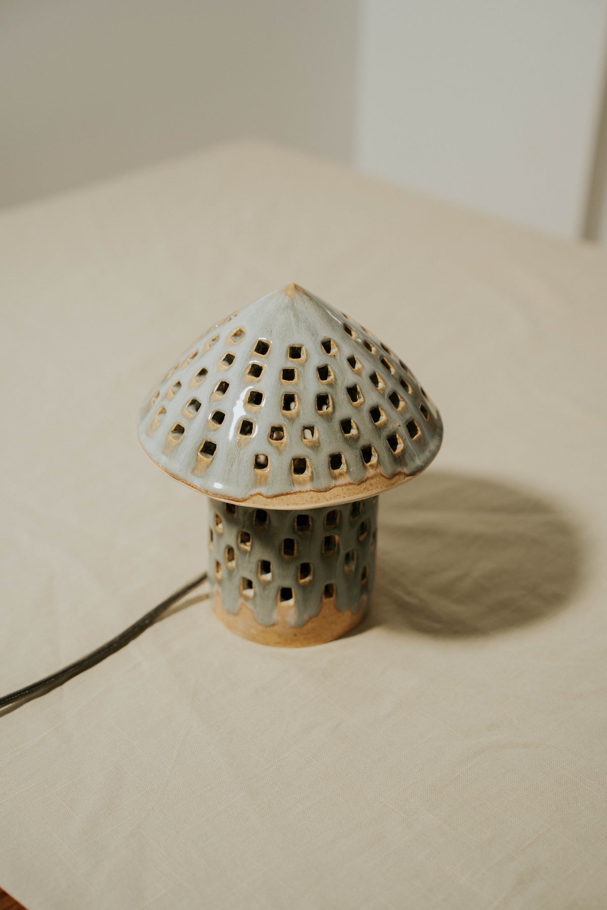 Mushroom Lamp — Ceramic Accent Lamp