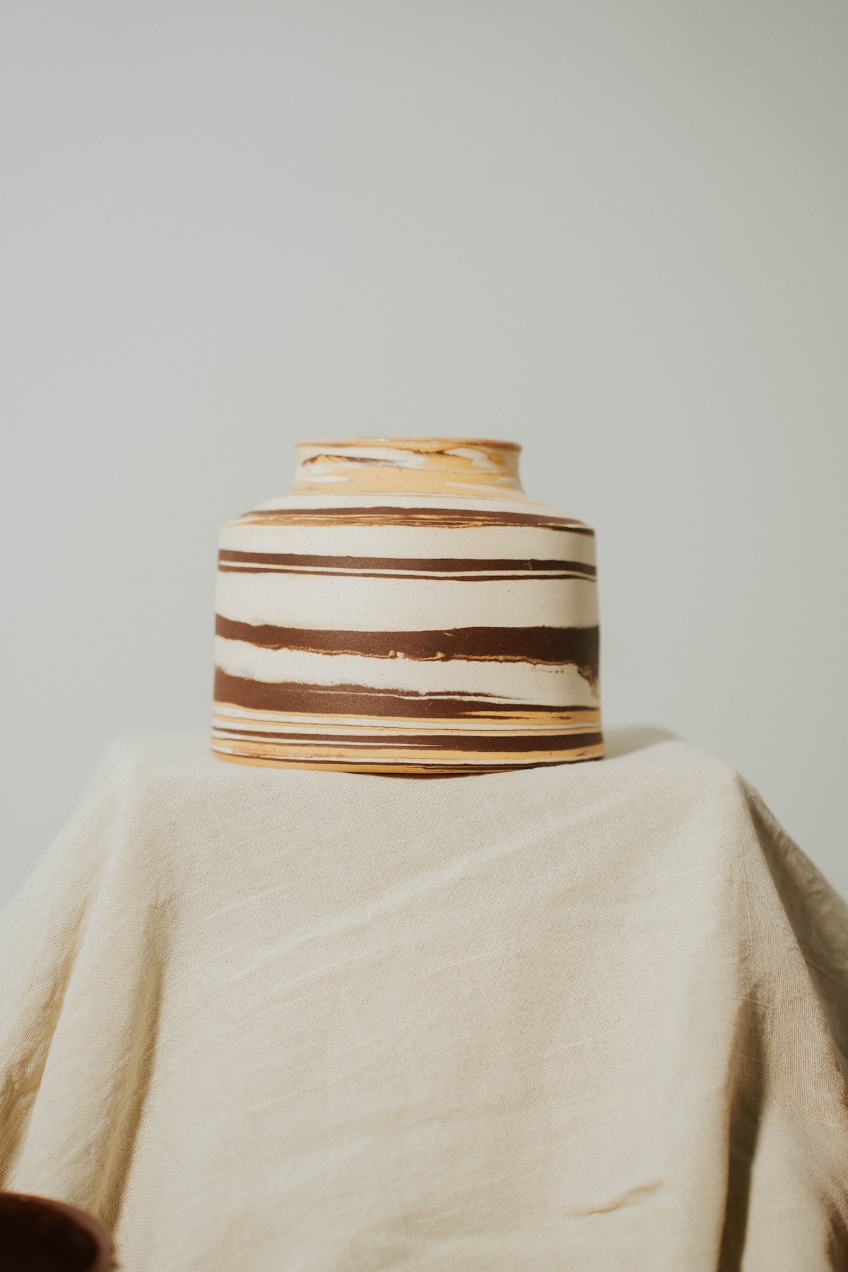 Swirl — Marbled Stoneware Vase