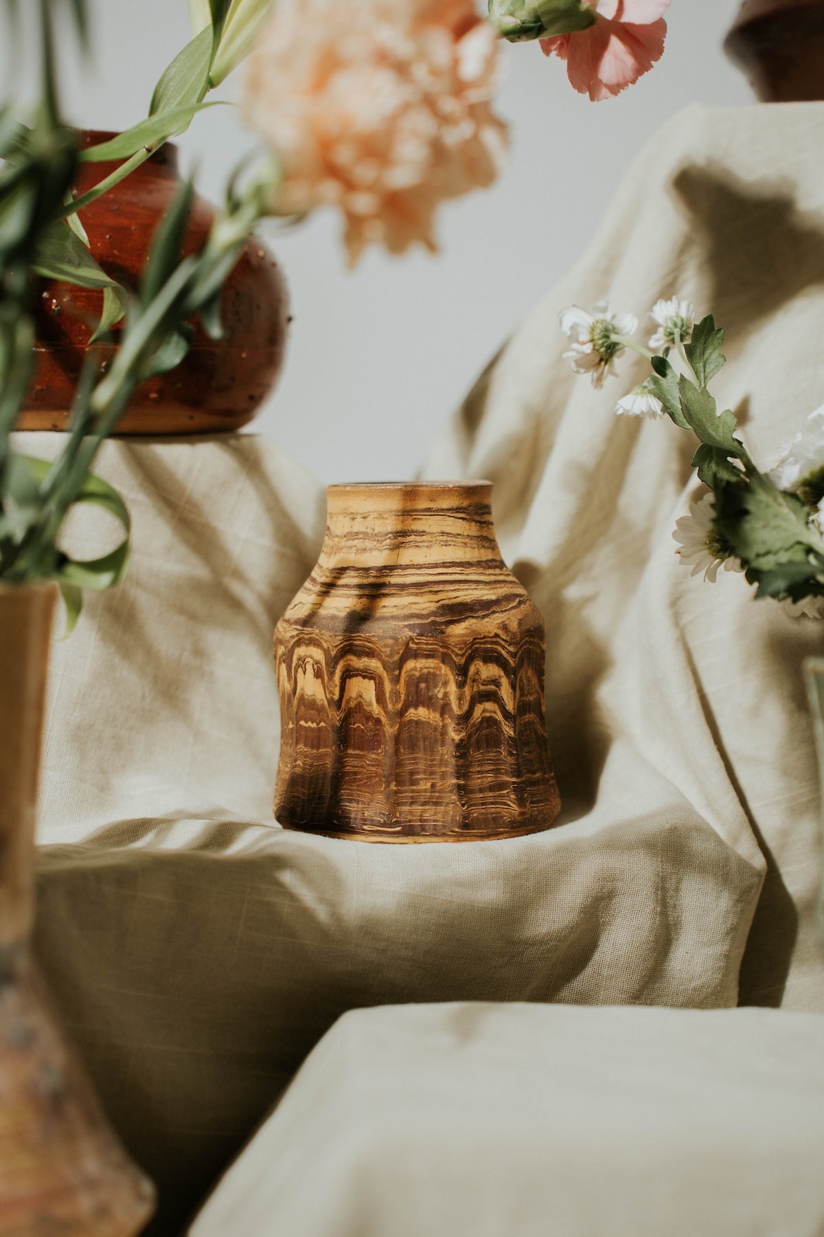 Tiramisu — Layered Glaze Vase