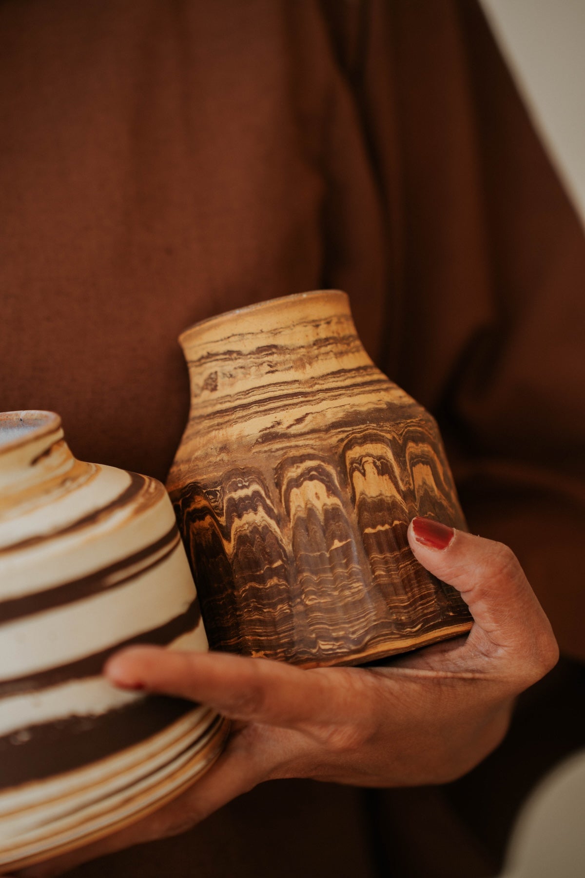 Tiramisu — Layered Glaze Vase