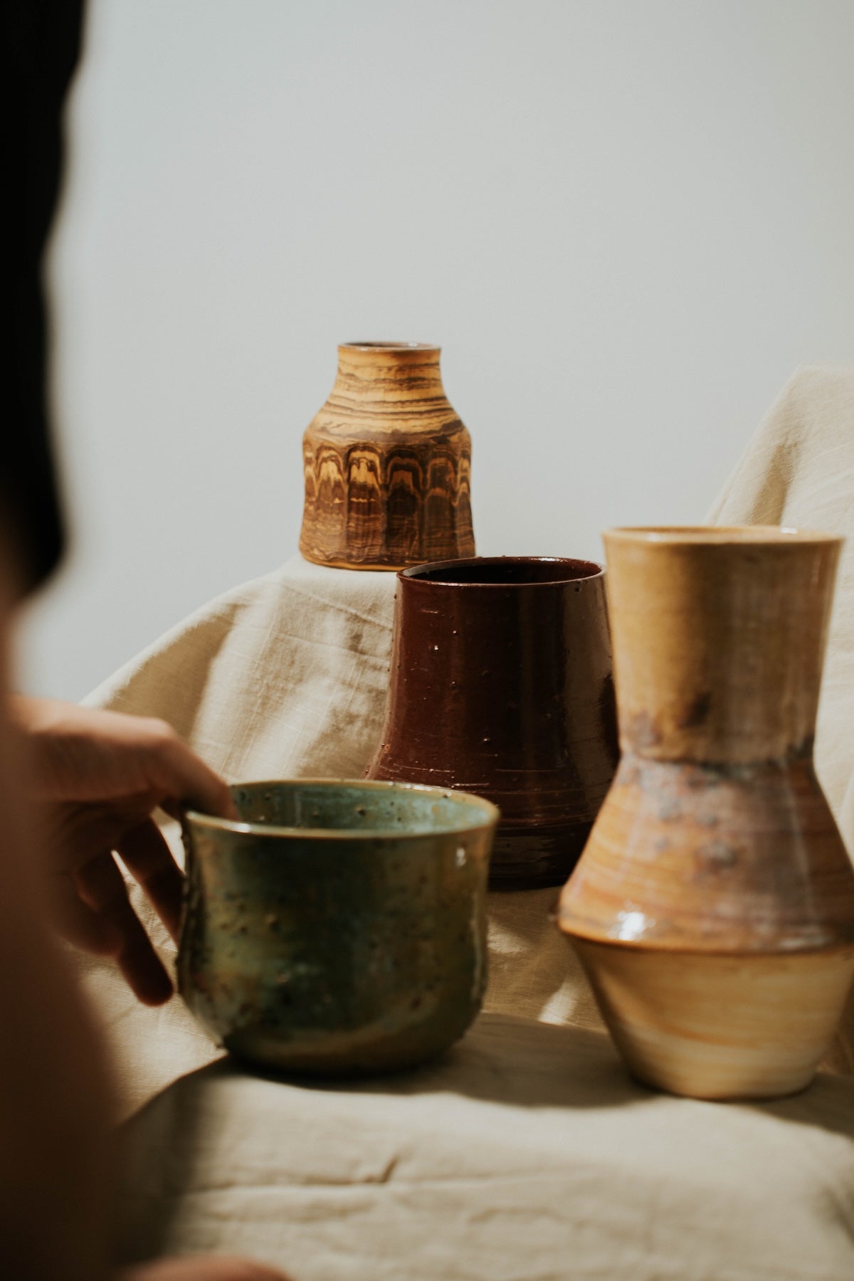 Tiramisu — Layered Glaze Vase